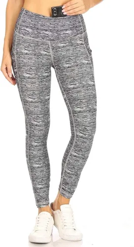 Vista 2 de Leggings Depot - Leggings de cintura alta 78. Pantalones de yoga deportivos con bolsillos laterales