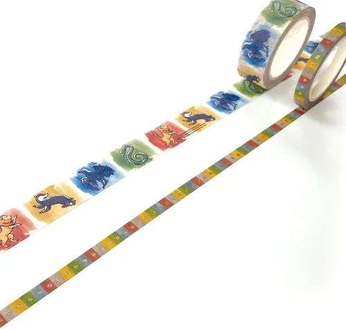 Vista 10 de Paper House Productions Harry Potter - Juego de 2 rollos de cinta adhesiva decorativa Washi para álbumes de recortes y manualidades - Expecto