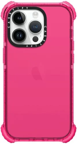 Vista 3 de CASETiFY Funda Ultra Impact para iPhone 14 Plus [prueba de caídas de grado militar 5X / protección contra caídas de 11.5 pies] - Bubblegum Chicle