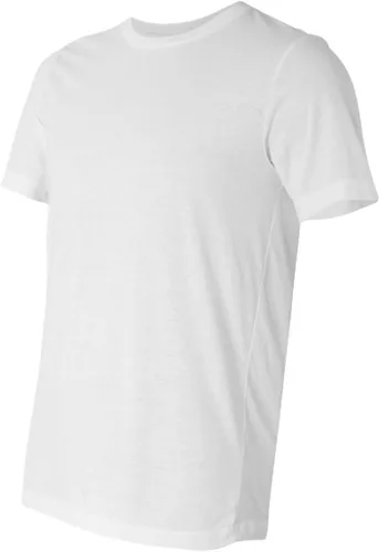 Vista 2 de Bella Canvas Camiseta unisex de polialgodón de manga corta, Blanco