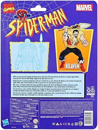 Vista 6 de Hasbro Figura Kraven Spiderman Marvel Comics 15 cm