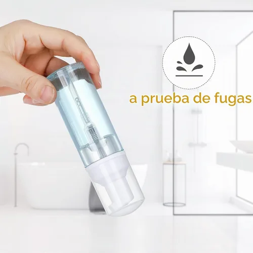 Vista 3 de Paquete de 35 botellas de espuma de 2 onzas, dispensador de jabón recargable, uso diario