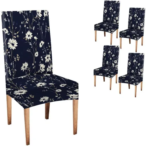 Vista 31 de CAPSCEOLL Fundas para sillas Parsons de elastano, súper ajuste, extraíbles y lavables, para sillas de cocina, fundas protectoras para comedor