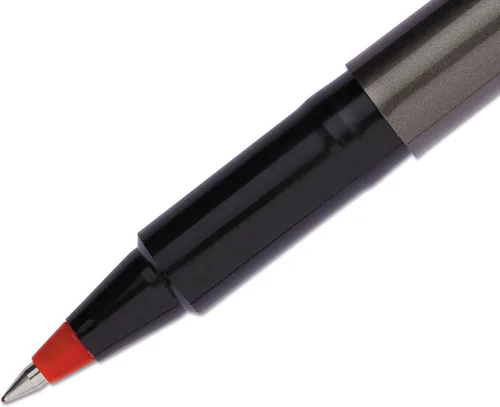 Vista 3 de uni-ball Bolígrafo de bola de rodillo de lujo, impermeable, tinta roja, micro