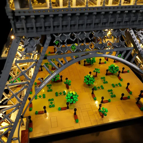 Vista 7 de Kyglaring - Kit de luz LED compatible con bloques de construcción Lego 10307, accesorios de iluminación mejorados para el juego de modelos 10307