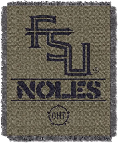 Vista 24 de Northwest NCAA Unisex-Adult Woven Jacquard Throw Blanket Homenaje