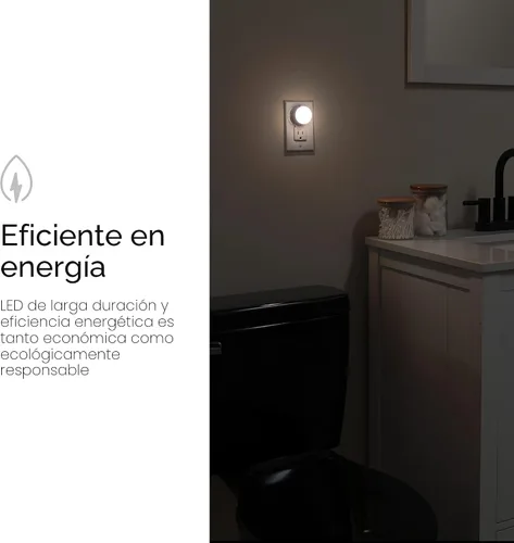 Vista 5 de Lights by Night Luz Nocturna Enchufable Decoración de Dormitorio Elementos Esenciales para Apartamento Luces LED Iluminación Ambiental Sensor