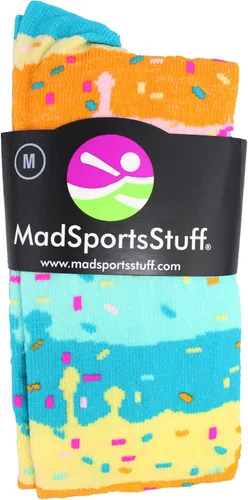 Vista 2 de MadSportsStuff Rainbow Sprinkles Socks Over the Calf Length