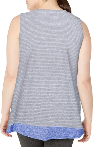 Vista 2 de Calvin Klein Camisa de talla grande para mujer, Negro