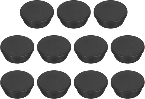 Vista 204 de MECCANIXITY - Tapones de silicona en forma de T (26mm, 1 pulgada de diámetro), color negro