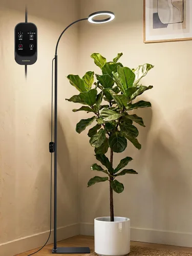 Vista 11 de Luces de crecimiento de 48W para plantas de interior, luz de planta LED de Blanco