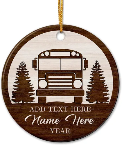 Vista 13 de Adorno de cerámica personalizado de asistente principal, adornos de Navidad del mejor asistente del mundo, texto personalizado, año y nombre de Papá