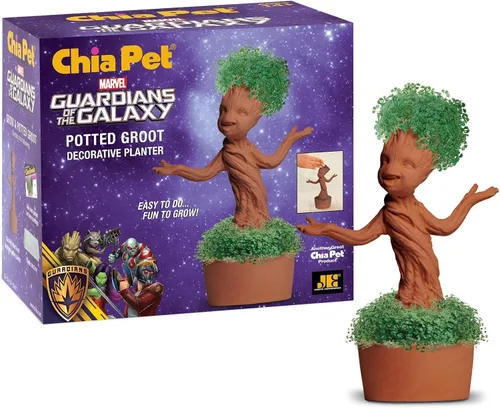 Vista 22 de Chia Pet Emoji Winky con paquete de semillas, maceta decorativa de cerámica, fácil de hacer y divertido de cultivar, regalo novedoso, perfecto
