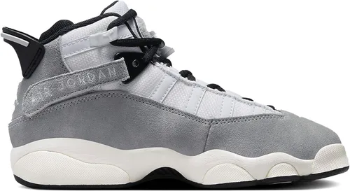 Vista 3 de Jordan Big Kid's 6 Rings BG Lt Smoke GreyWht-Blk Sail (FJ4651 077)