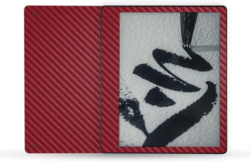 Vista 16 de MightySkins - Skin de fibra de carbono compatible con Amazon Kindle Scribe (2022) - Andrómeda Acabado de fibra de carbono texturizado protector