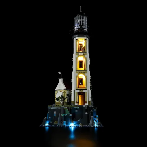 Vista 2 de BRIKSMAX Kit de iluminación LED para LEGO-21335 Faro Motorizado - Compatible con modelo de bloques de construcción Lego Ideas - No incluye el set