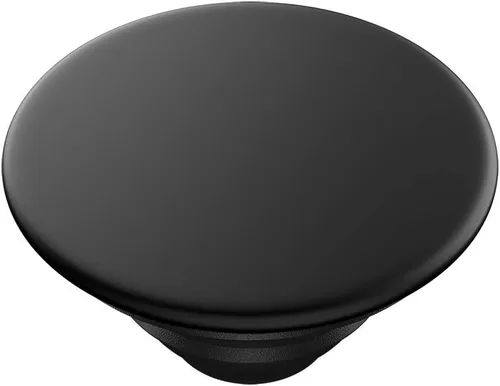 Vista 4 de Agarre para teléfono PopSockets con soporte expansible, agarre adhesivo - aluminio negro