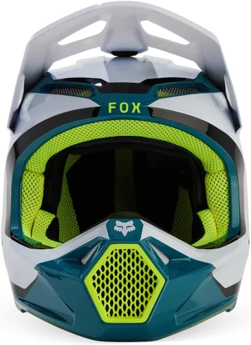 Vista 2 de Fox Racing Casco unisex para motocross V1, azul Maui, XXL