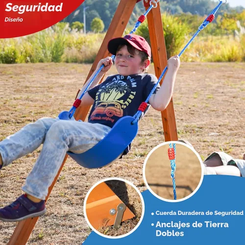 Vista 5 de Conjuntos de columpios de madera Dolphin Playground para el patio trasero con tobogán de 6 pies, juego de exterior para niños con fosa de arena
