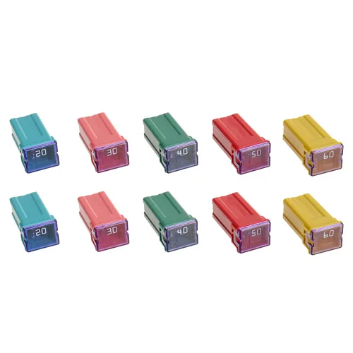 Vista 7 de 10 piezas de fusibles de bloque Jcase bajos para camiones, coches y SUV (20A/30A/40A/50A/60A, 2 piezas de cada uno)