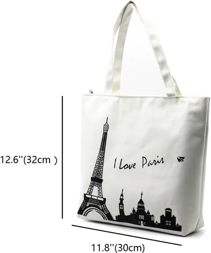 Vista 6 de Las mujeres lona Bolso bolsa