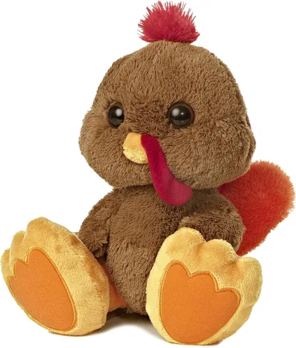 Vista 2 de Aurora World Taddle Toes Stuffins - Peluche de pavo, 10 pulgadas