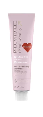 Vista 10 de Paul Mitchell Clean Beauty Color-Depositing Treatment, For Refreshing + Protecting Color-Treated Hair
