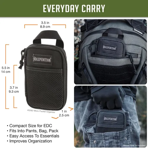 Vista 3 de Maxpedition Micro Pocket Organizador
