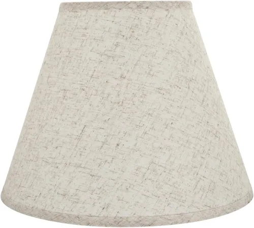 Vista 12 de Aspen Creative 32287A, Pantalla de Lámpara Transitional Hardback con Forma de Imperio y Construcción Spider en Beige, 14" de ancho (7" x 14" x 11")