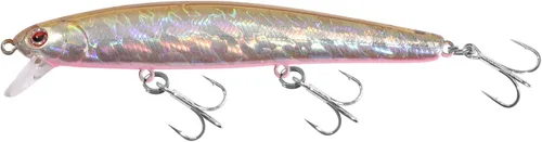 Vista 13 de LITTMA Señuelos de pesca de surf de California Señuelos de pesca de agua salada Jerkbait Crankbait Surf Minnow 110 - Sardina metálica Super Glow