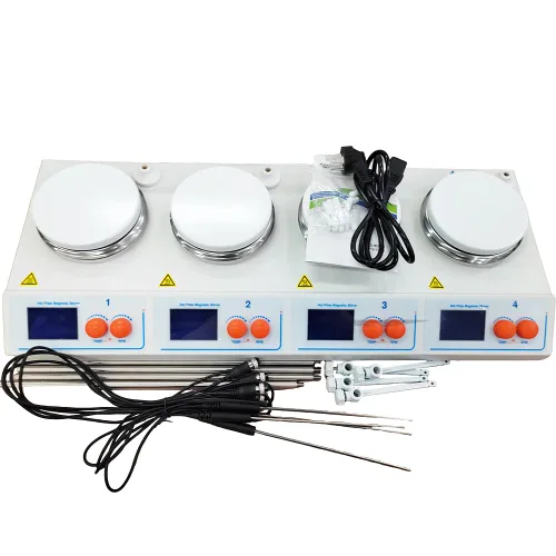 Vista 8 de Heating Multi Position Magnetic Stirrer with Independent Control