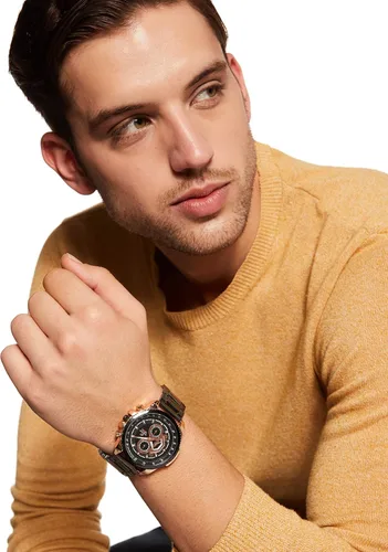Vista 8 de Casio Edifice EFR-559DC-1AVUDF cronógrafo - analógico cuarzo negro acero inoxidable hombres reloj