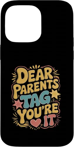 Vista 21 de Dear Parents Tag You’re It Leopard Print Case for iPhone XR