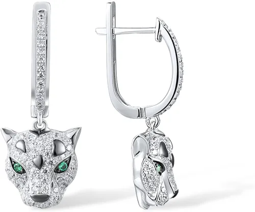 Vista 2 de Santuzza Aretes hipoalergénicos de plata de ley para mujer