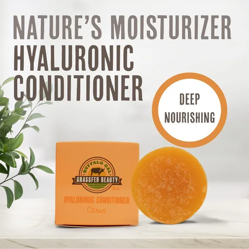 Vista 2 de Barra de acondicionador hialurónico y seco, acondicionador natural para el crecimiento, hidratante para cabello seco, desenredante para todo