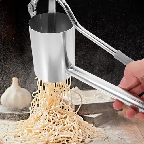 Vista 2 de DOITOOL - Máquina de prensa manual de fideos de cocina para pasta casera y espagueti, herramienta de masa portátil de 8.66 x 6.29 x 2.95 pulgadas