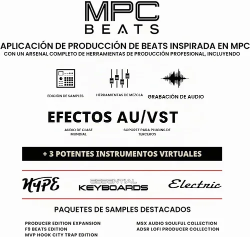 Vista 6 de [Usado] Akai Professional MPK Mini MK3 - Controlador de teclado MIDI USB de 25 teclas con 8 almohadillas de percusión con retroiluminación, 8