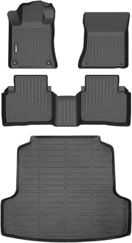 Vista 93 de HAFIDI® Juego de alfombrillas y forro de carga para Kia EV9 2024 2025 2026 (no apto para sillas de relajación), protección para todo tipo de clima