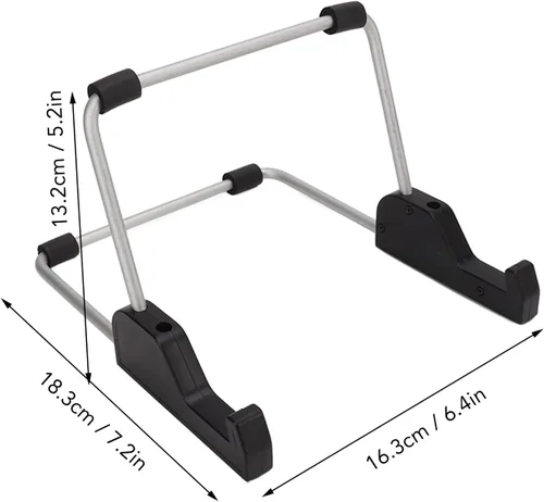 Vista 2 de Tissting Soporte universal para tableta, plegable, de aluminio, ajustable, 3 ángulos, elevador de escritorio portátil para tablet de 7 a 11