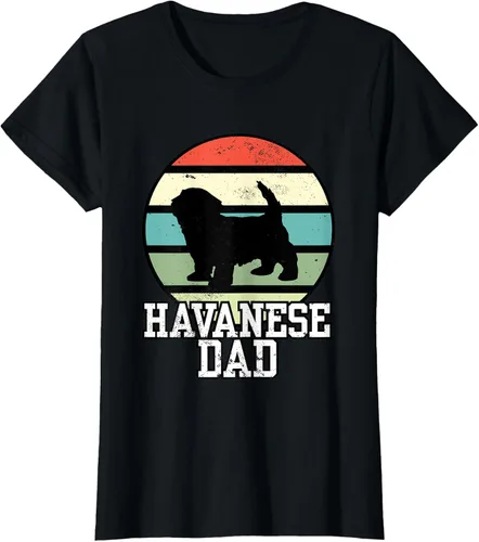 Vista 20 de Camiseta Havanese Dad I Retro Havanese