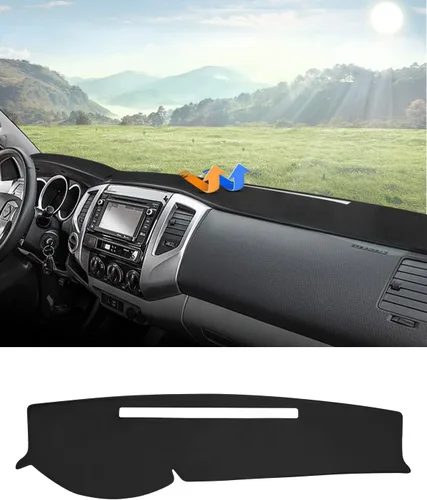 Vista 11 de Autorder Alfombrilla de cubierta de tablero para Toyota 4Runner 2003 2004 2005 2006 2007 2008 2009 Accesorios Cubierta de tablero de terciopelo