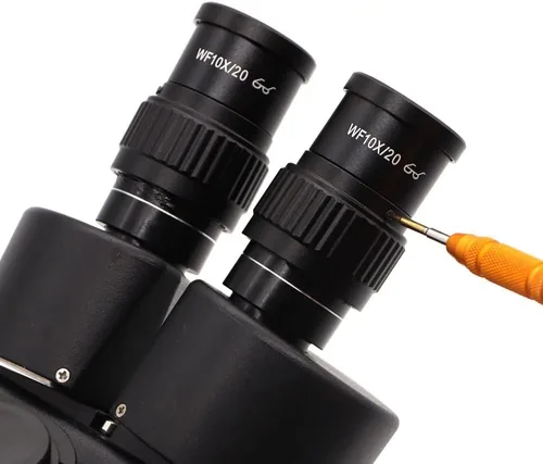 Vista 4 de Microscope Kit Widefield Scale WF10X WF20X Stereo Microscope Eyepieces for Binocular Trinocular Microscope Monocular Oculars Microscopio Microscope