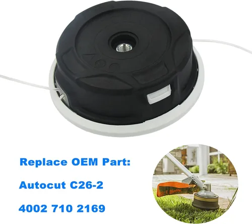 Vista 3 de C26-2 Cabezal recortador de doble línea 4002 710 2169 para Stihl FS55 FS55R FS56 FS56RC FS70 FS70R FS80 FS85 FS90R FS90R FS91 FS94 FS110 FS120 FS130