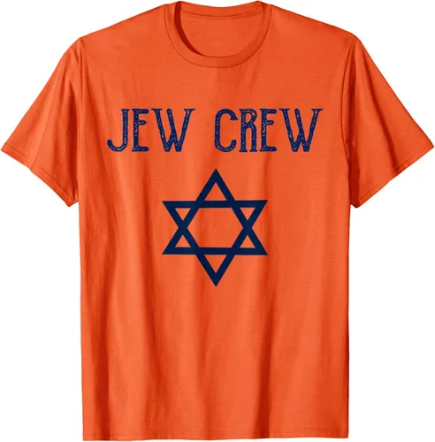 Vista 80 de Camiseta Jew Crew Jewish Star, gris, S