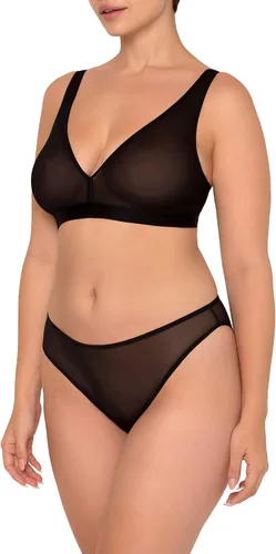 Vista 4 de Smart & Sexy Bralette de malla transparente para mujer