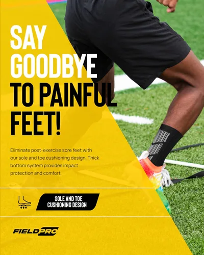 Vista 4 de FieldPro 3 y 5 pares de calcetines de agarre de fútbol para adultos y jóvenes 5 colores para hombre calcetines de agarre de fútbol Calcetines