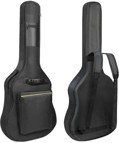 Vista 9 de Mdvora Paquete de 2 Fundas para Guitarra, Estuche para Guitarra Eléctrica de 38 40 41 Pulgadas, Funda Impermeable Oxford para Guitarra Eléctrica