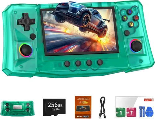 Vista 10 de FVBADE [50000 en 1] R50S Ultra Consola de juegos portátil 4.5 pulgadas IPS Pantalla Mini consola retro 4000mAh Arcade de bolsillo portátil 45+