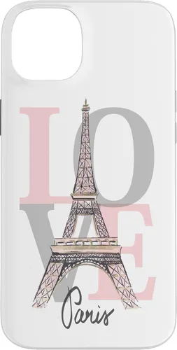 Vista 15 de Funda para iPhone 16 Paris Eiffel Tower - Love Paris Cute Trendy