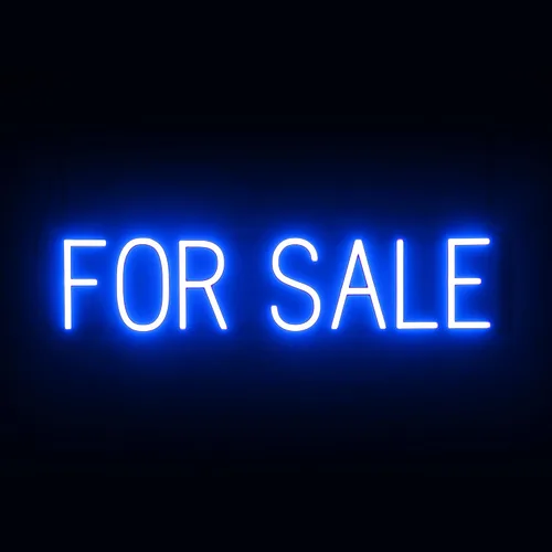 Vista 36 de SpellBrite Letrero de venta para empresas Señales relacionadas con la venta con aspecto de neón, luces LED blancas 16.3 x 6.3 pulgadas Blanco